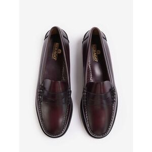 Sebago Classic Dan Leather Penny Loafers Cordovan Burgundy